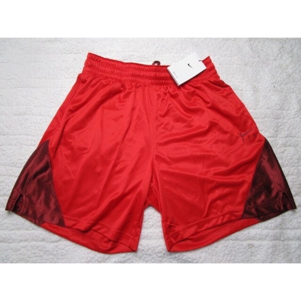 Nike DH7363-658 iSoFly Women's Medium Dri Fit Basketball Shorts Red MSRP $35